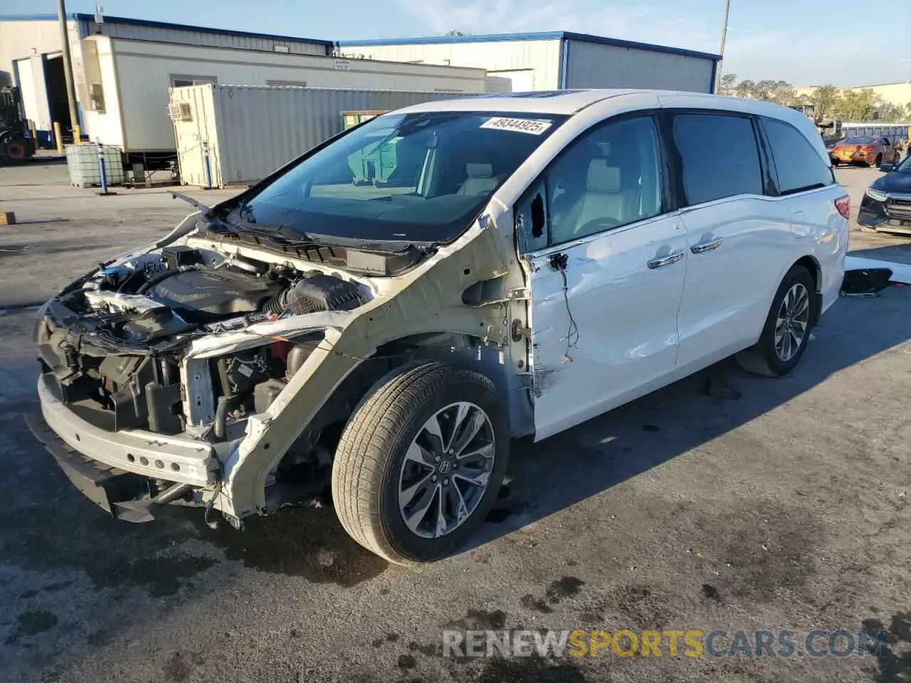 1 Photograph of a damaged car 5FNRL6H66PB035681 HONDA All Models 2023