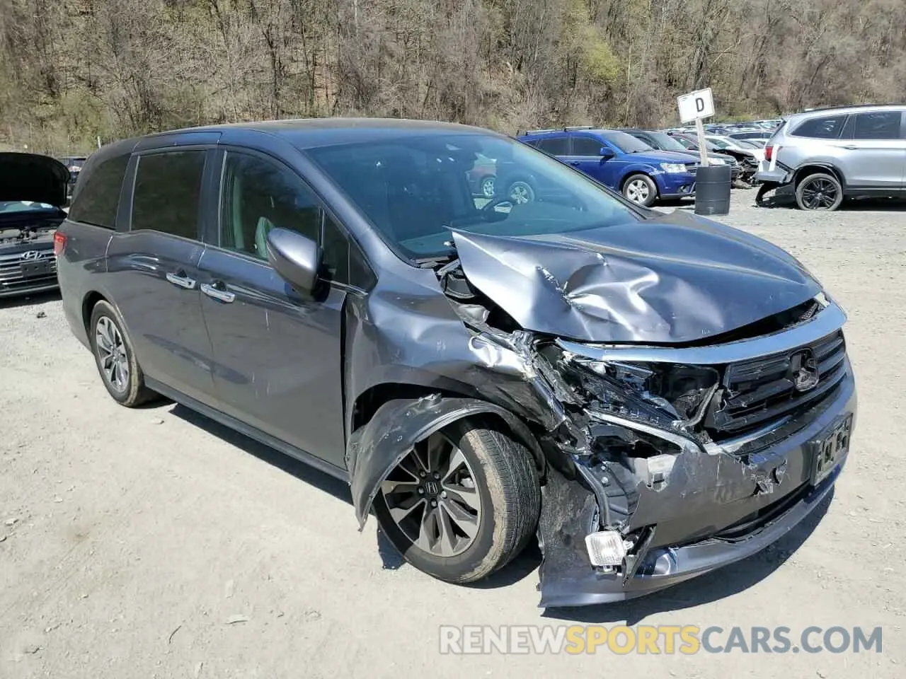 4 Photograph of a damaged car 5FNRL6H69PB068898 HONDA All Models 2023