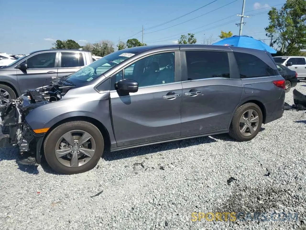 1 Photograph of a damaged car 5FNRL6H58RB074850 HONDA All Models 2024