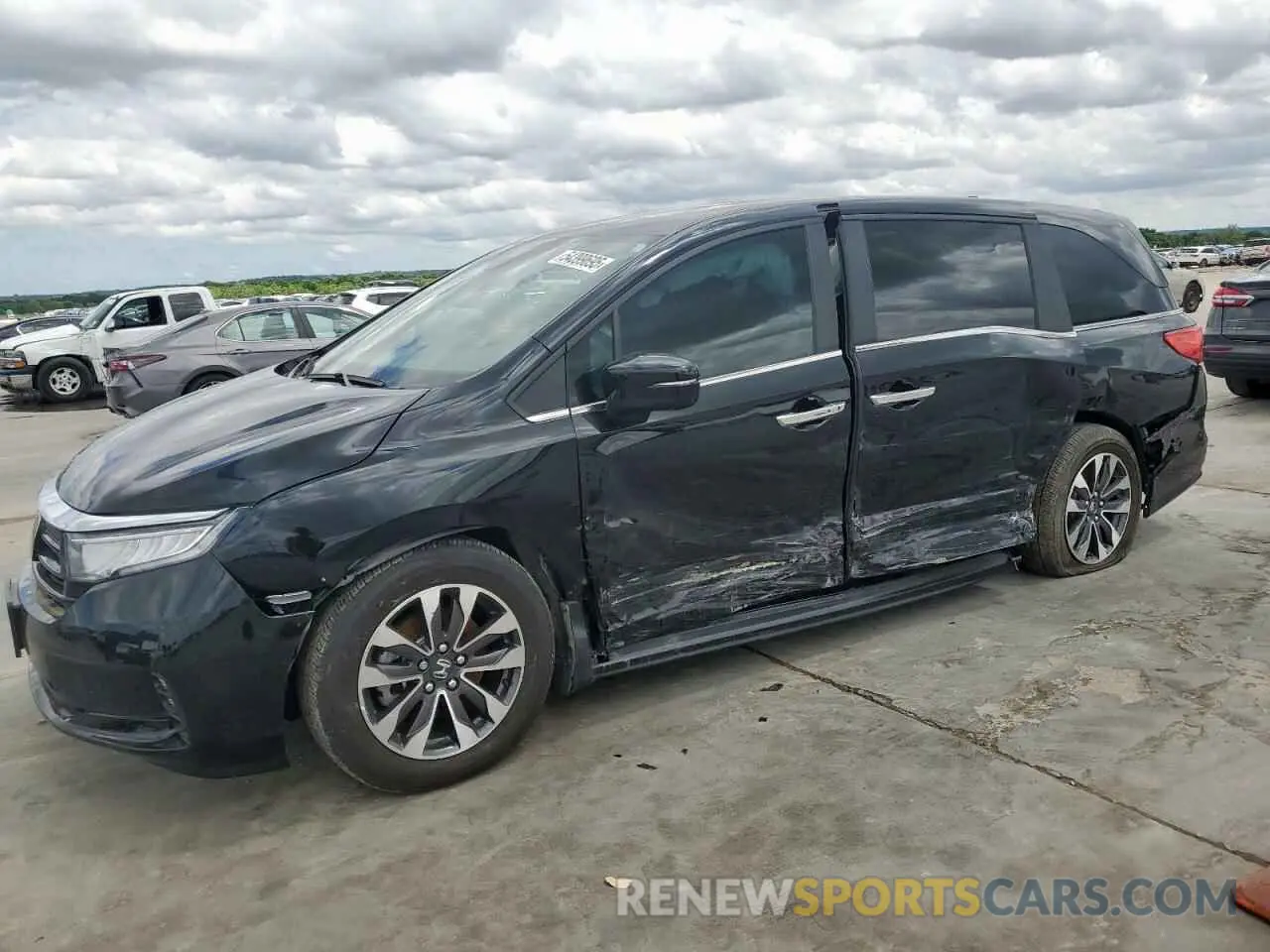 1 Photograph of a damaged car 5FNRL6H60RB061180 HONDA All Models 2024