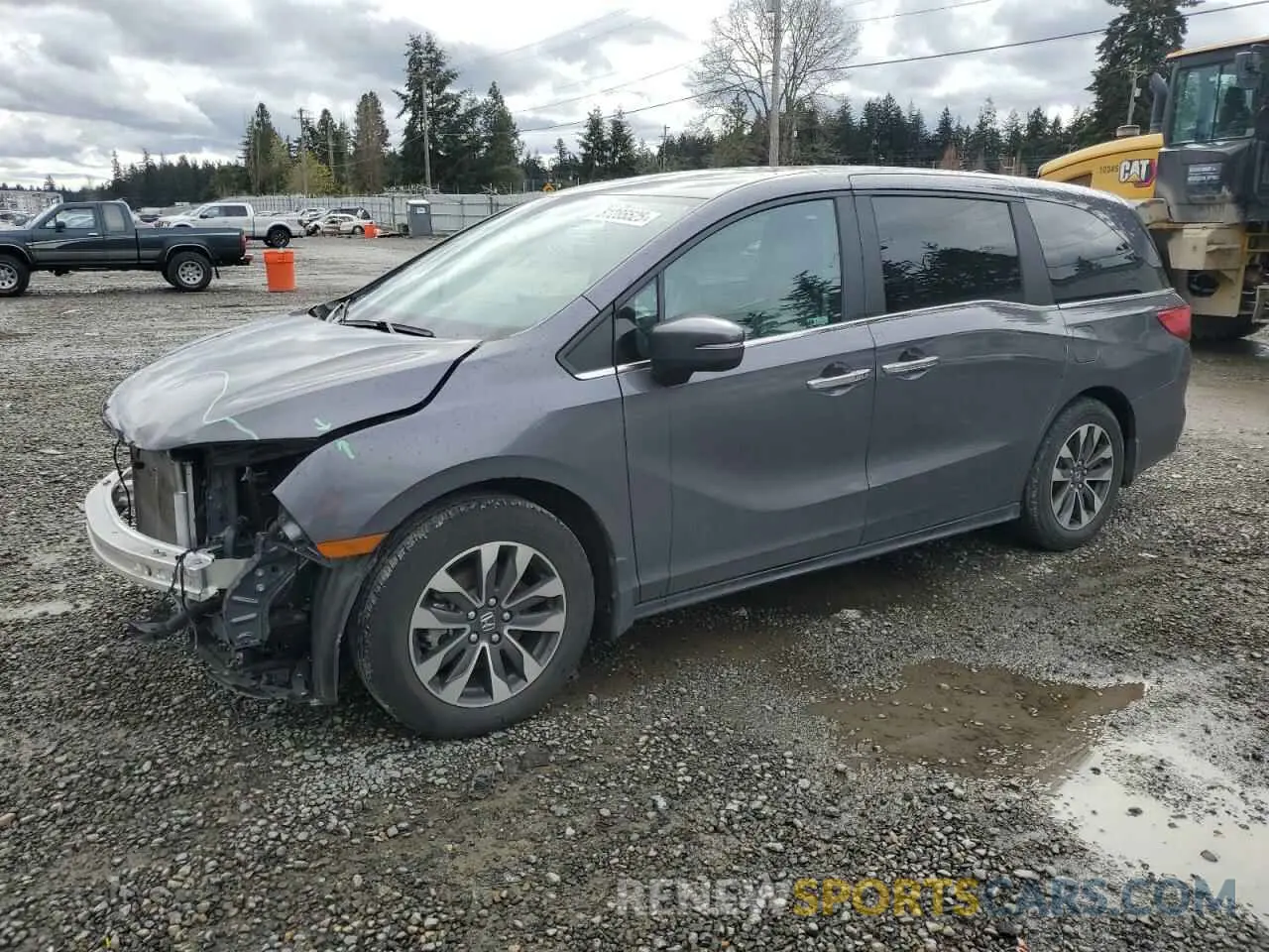 1 Photograph of a damaged car 5FNRL6H66RB007026 HONDA All Models 2024
