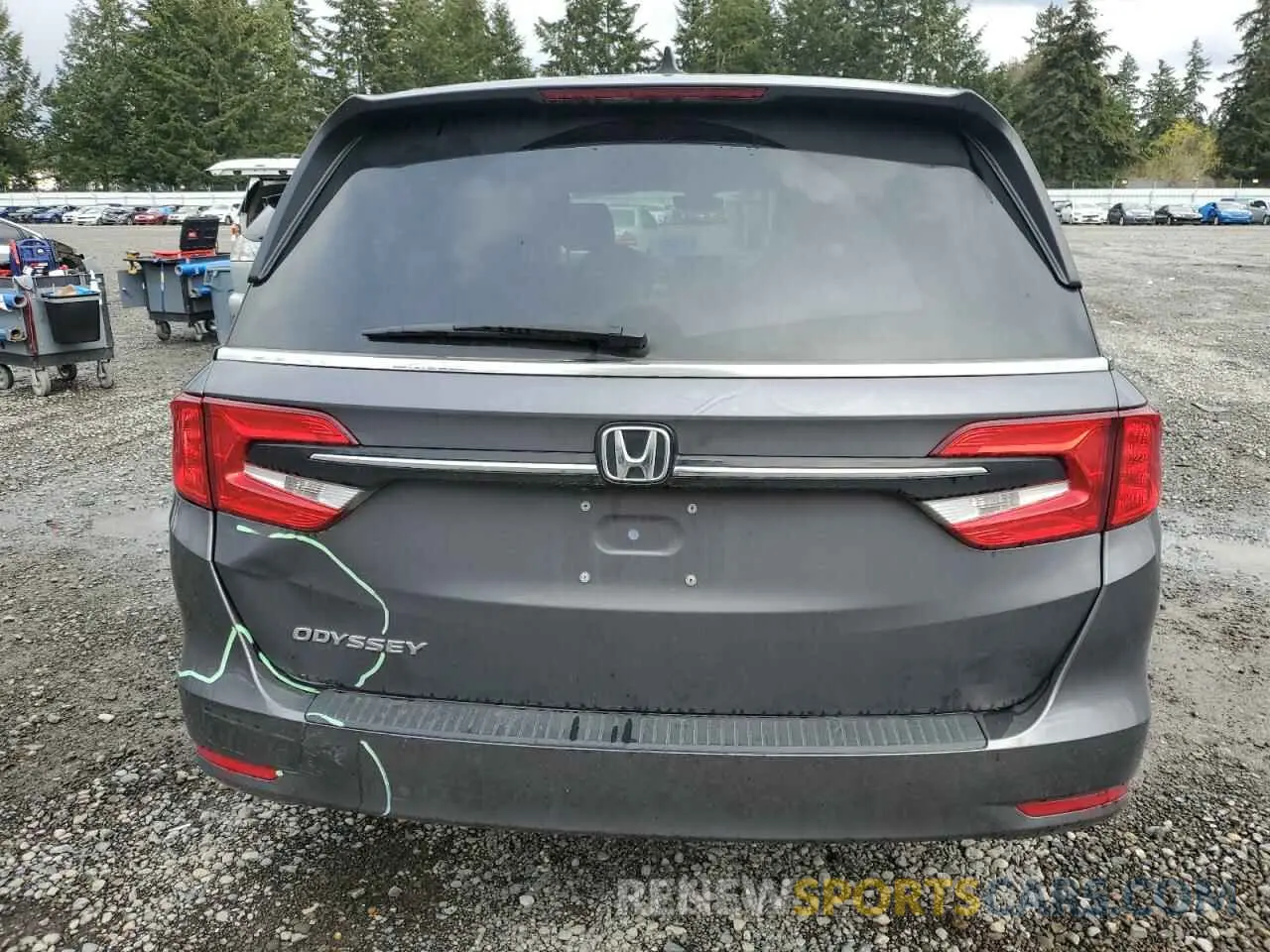 6 Photograph of a damaged car 5FNRL6H66RB007026 HONDA All Models 2024