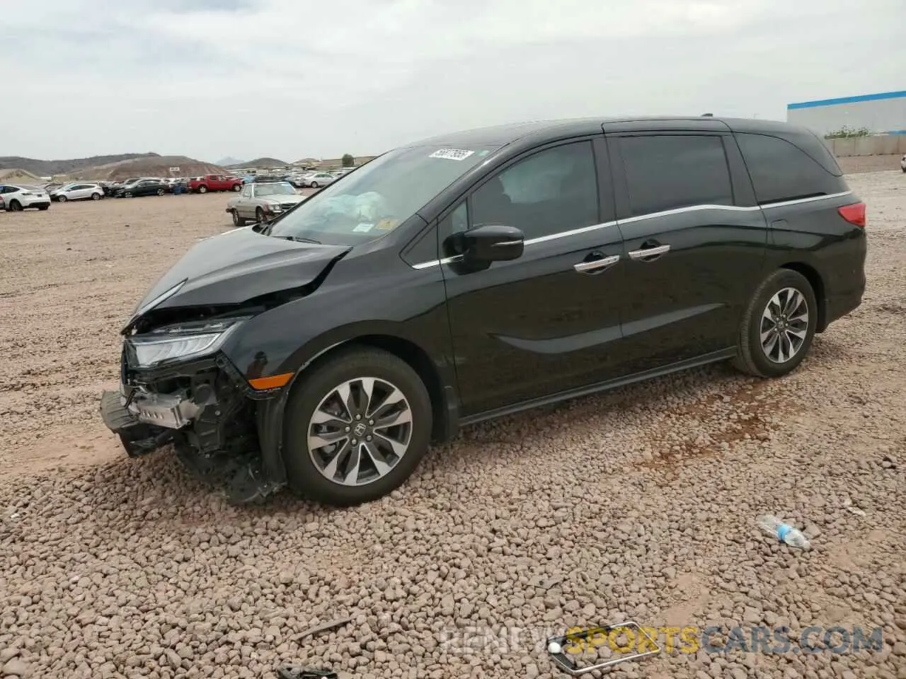 1 Photograph of a damaged car 5FNRL6H67RB023736 HONDA All Models 2024