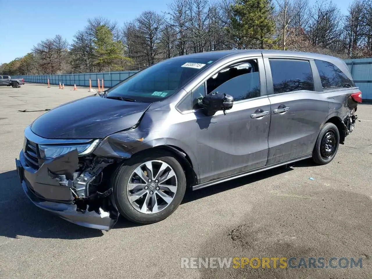 1 Photograph of a damaged car 5FNRL6H68RB037841 HONDA All Models 2024
