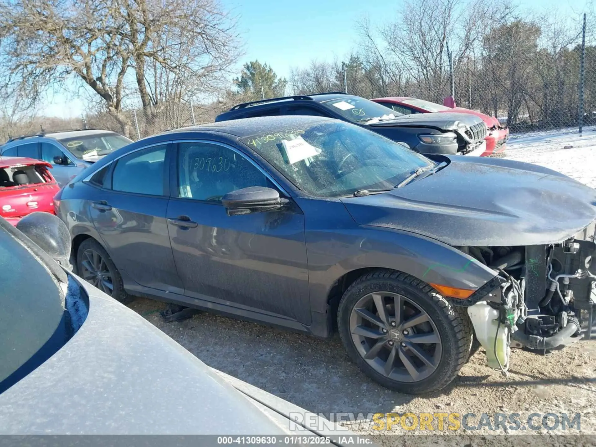 14 Photograph of a damaged car 19XFC1F30KE001927 HONDA CIVIC 2019
