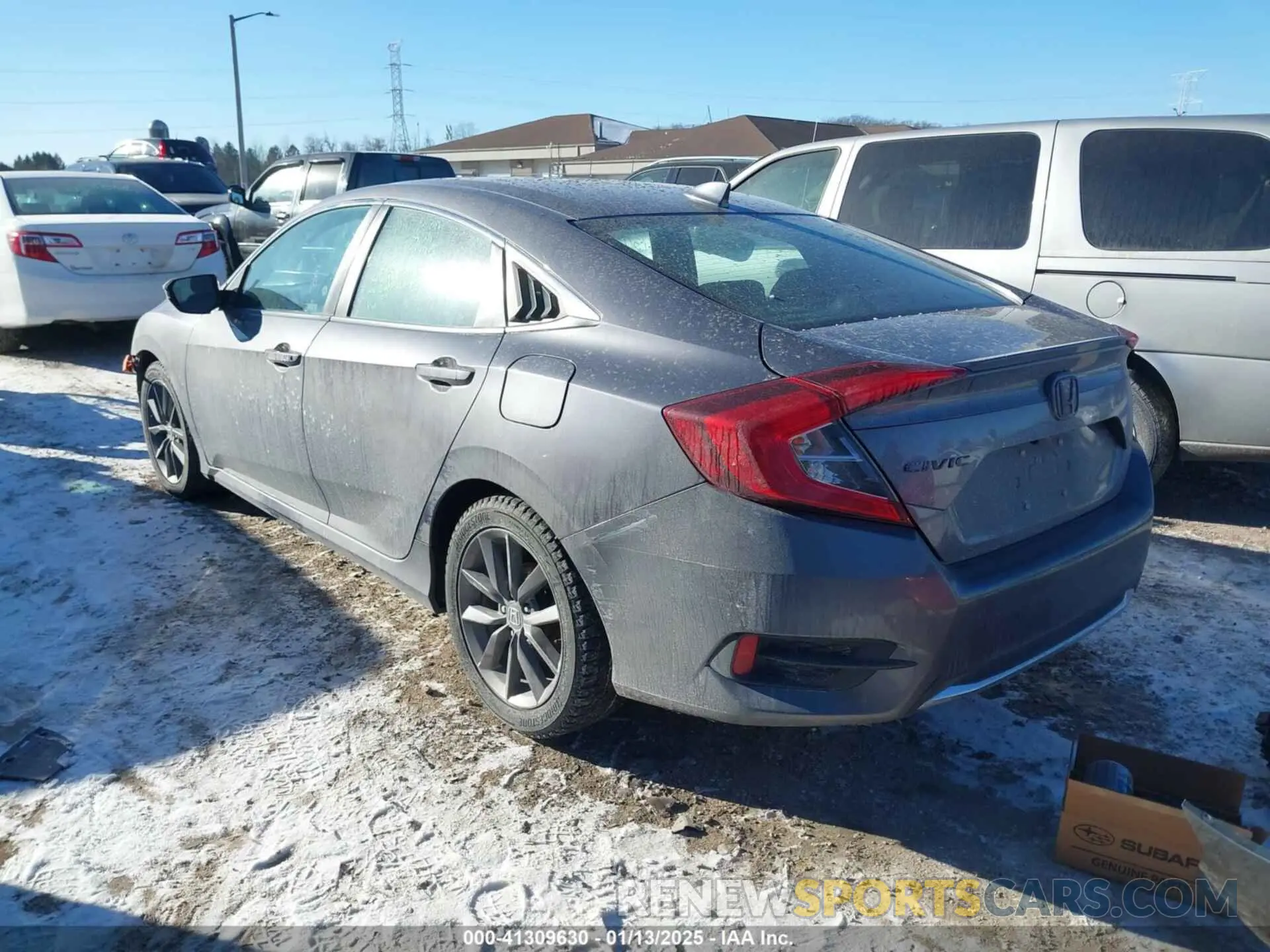 3 Photograph of a damaged car 19XFC1F30KE001927 HONDA CIVIC 2019