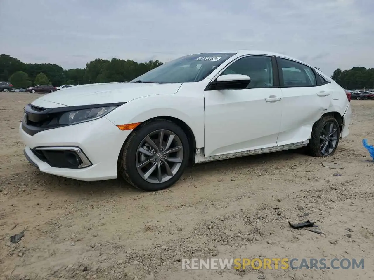 1 Photograph of a damaged car 19XFC1F30KE007002 HONDA CIVIC 2019