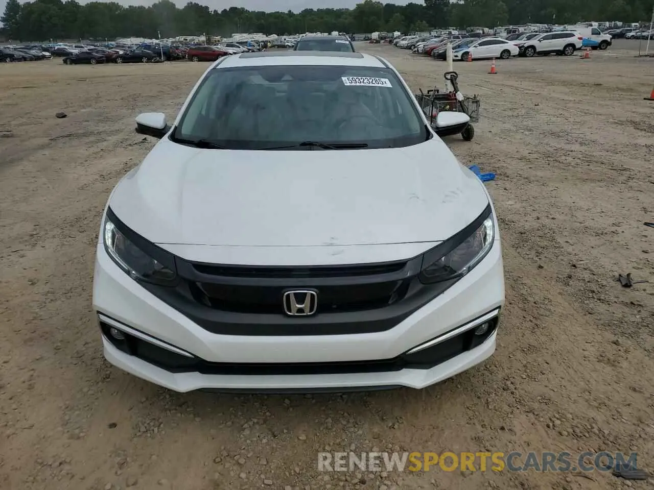 5 Photograph of a damaged car 19XFC1F30KE007002 HONDA CIVIC 2019