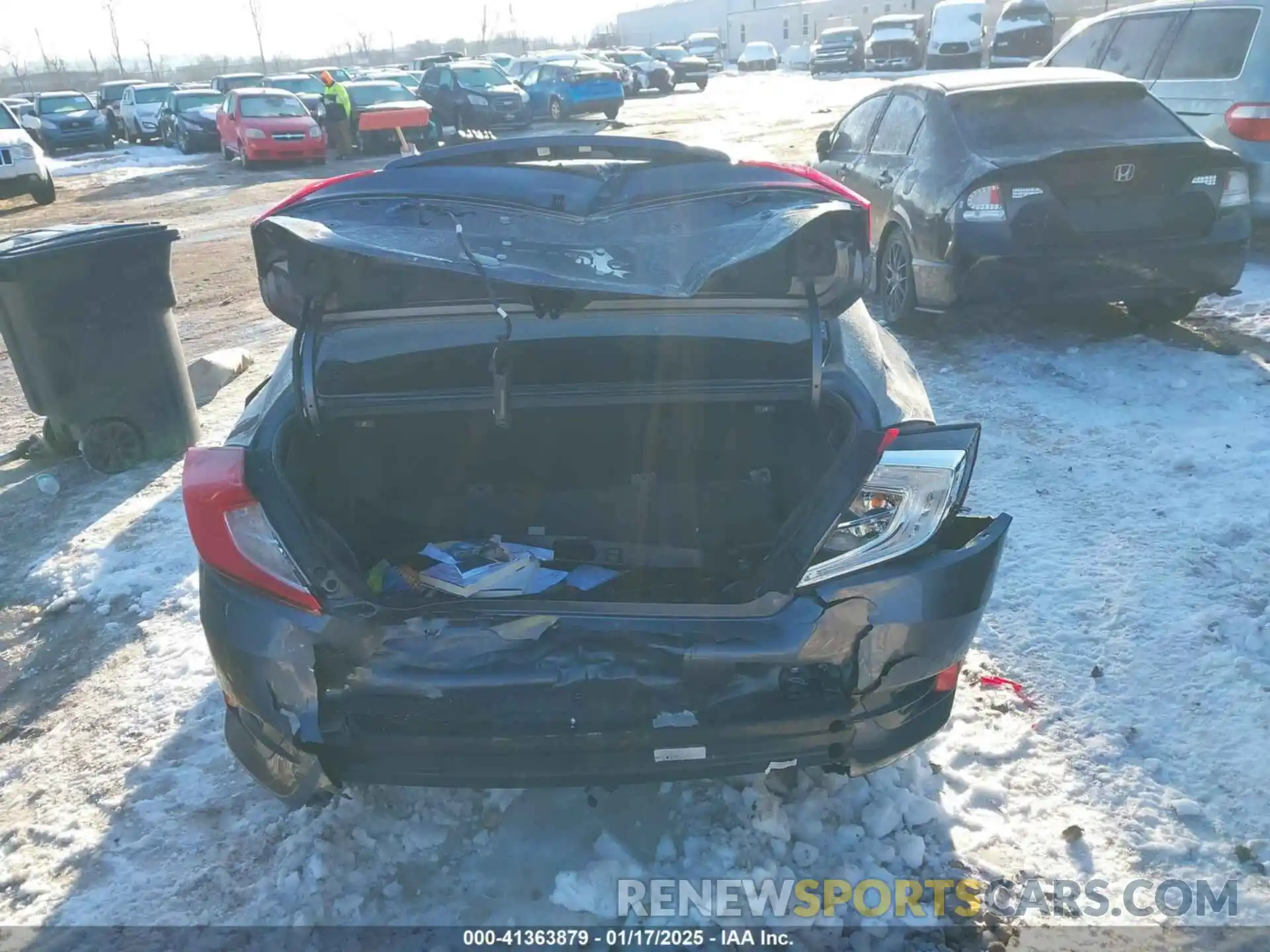 16 Photograph of a damaged car 19XFC1F30KE007081 HONDA CIVIC 2019