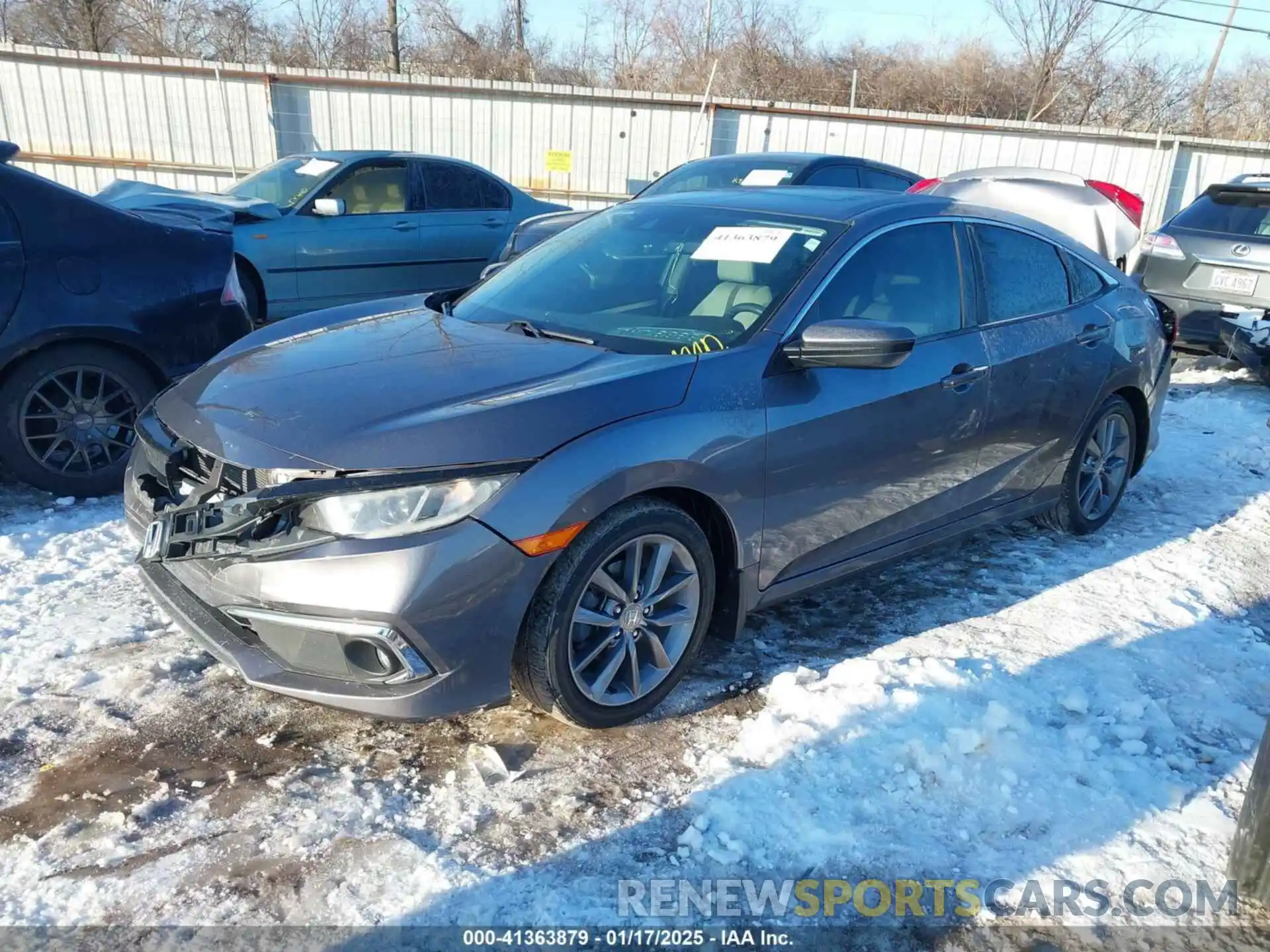 2 Photograph of a damaged car 19XFC1F30KE007081 HONDA CIVIC 2019