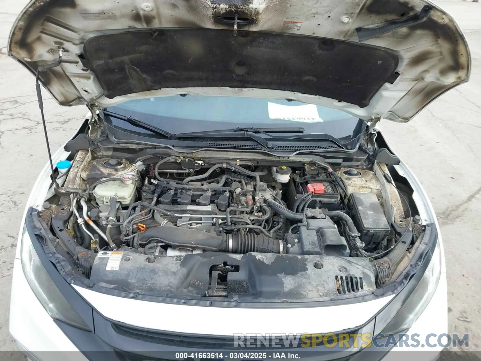 10 Photograph of a damaged car 19XFC1F30KE015570 HONDA CIVIC 2019