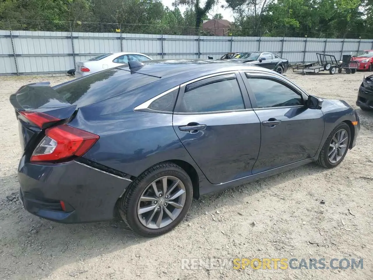 3 Photograph of a damaged car 19XFC1F30KE018520 HONDA CIVIC 2019