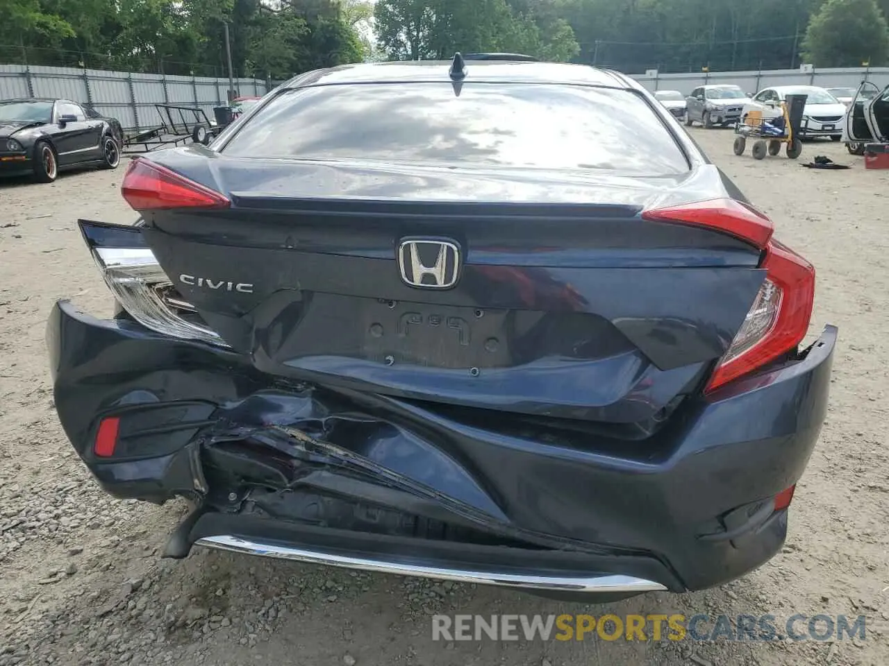 6 Photograph of a damaged car 19XFC1F30KE018520 HONDA CIVIC 2019