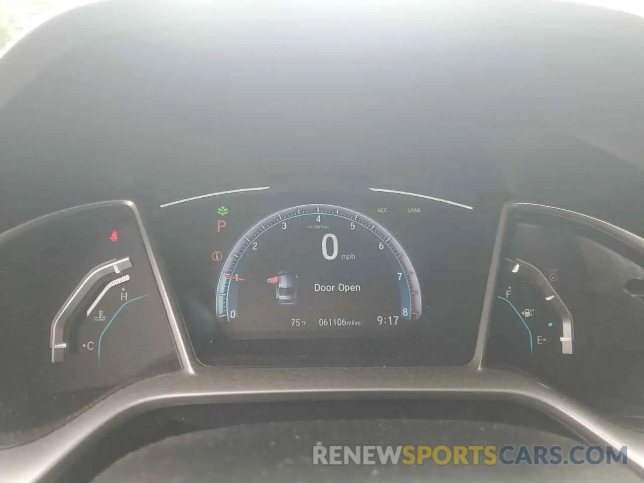 9 Photograph of a damaged car 19XFC1F30KE018520 HONDA CIVIC 2019