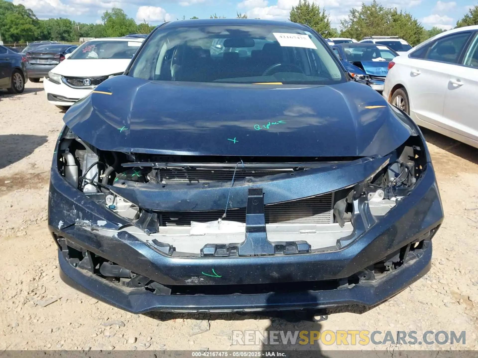 13 Photograph of a damaged car 19XFC1F30KE018579 HONDA CIVIC 2019