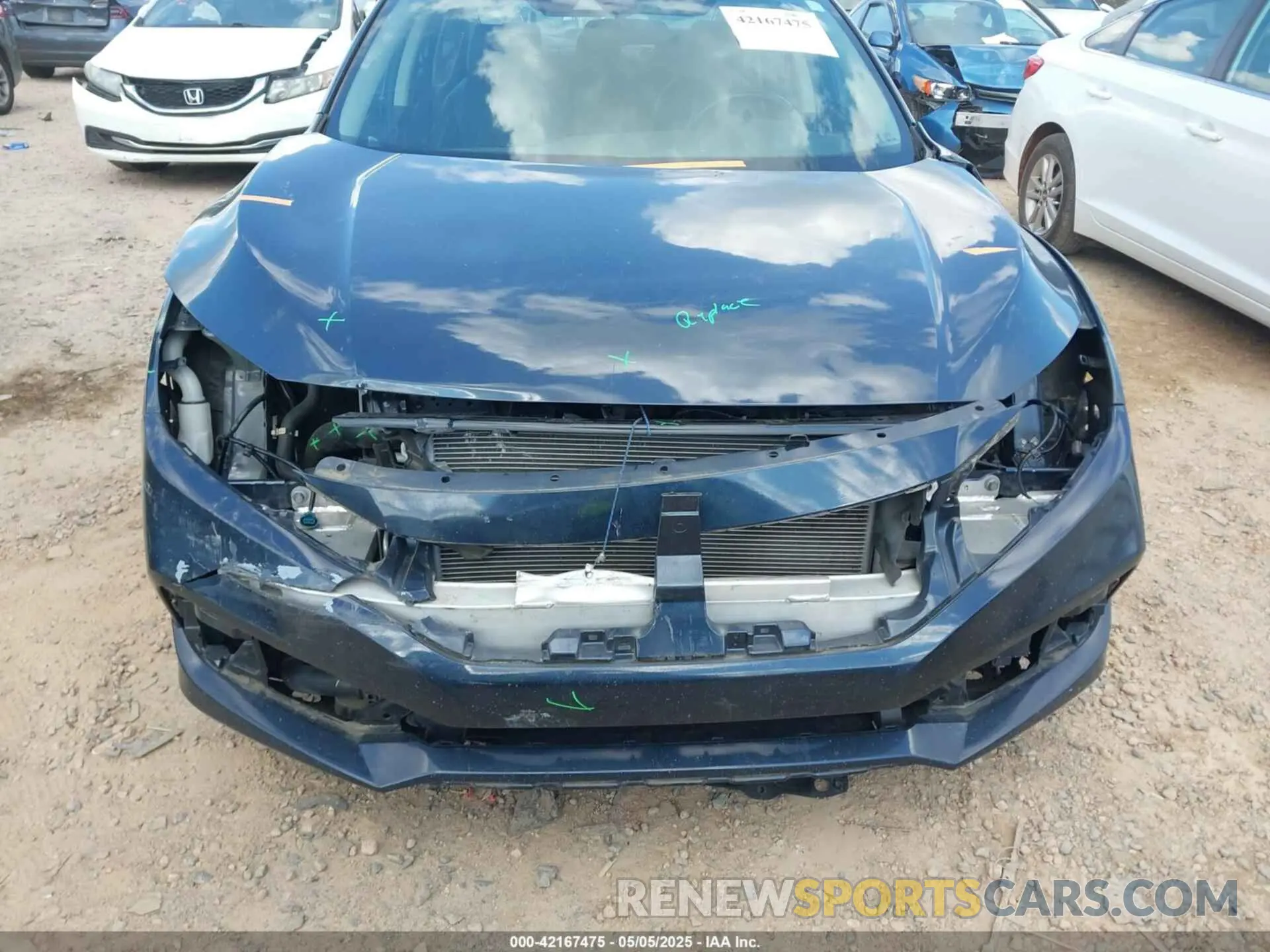 6 Photograph of a damaged car 19XFC1F30KE018579 HONDA CIVIC 2019