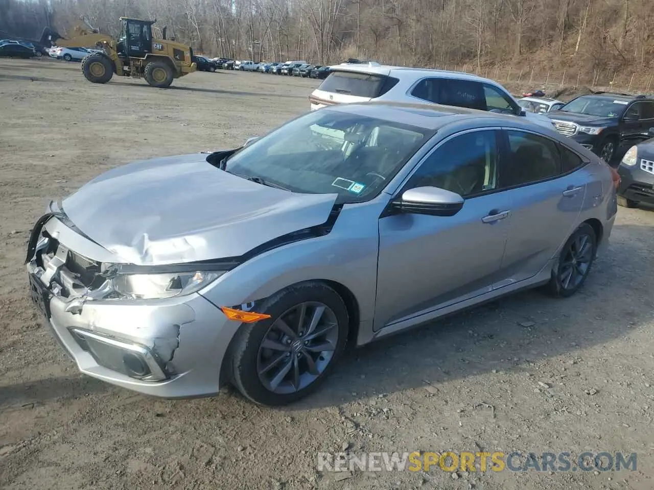 1 Photograph of a damaged car 19XFC1F30KE203179 HONDA CIVIC 2019