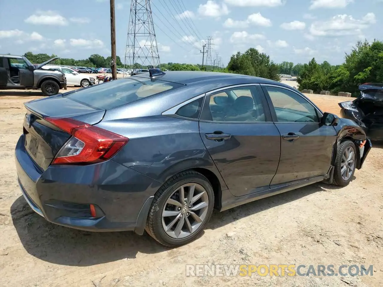 3 Photograph of a damaged car 19XFC1F31KE011849 HONDA CIVIC 2019