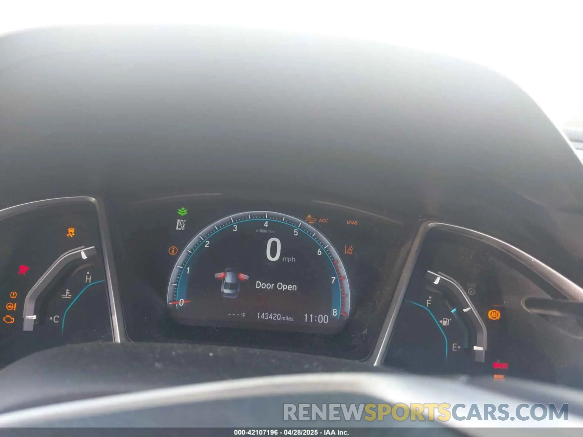 7 Photograph of a damaged car 19XFC1F31KE014525 HONDA CIVIC 2019