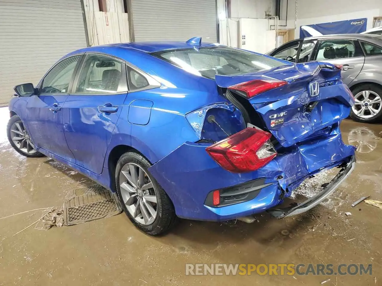 2 Photograph of a damaged car 19XFC1F31KE017621 HONDA CIVIC 2019