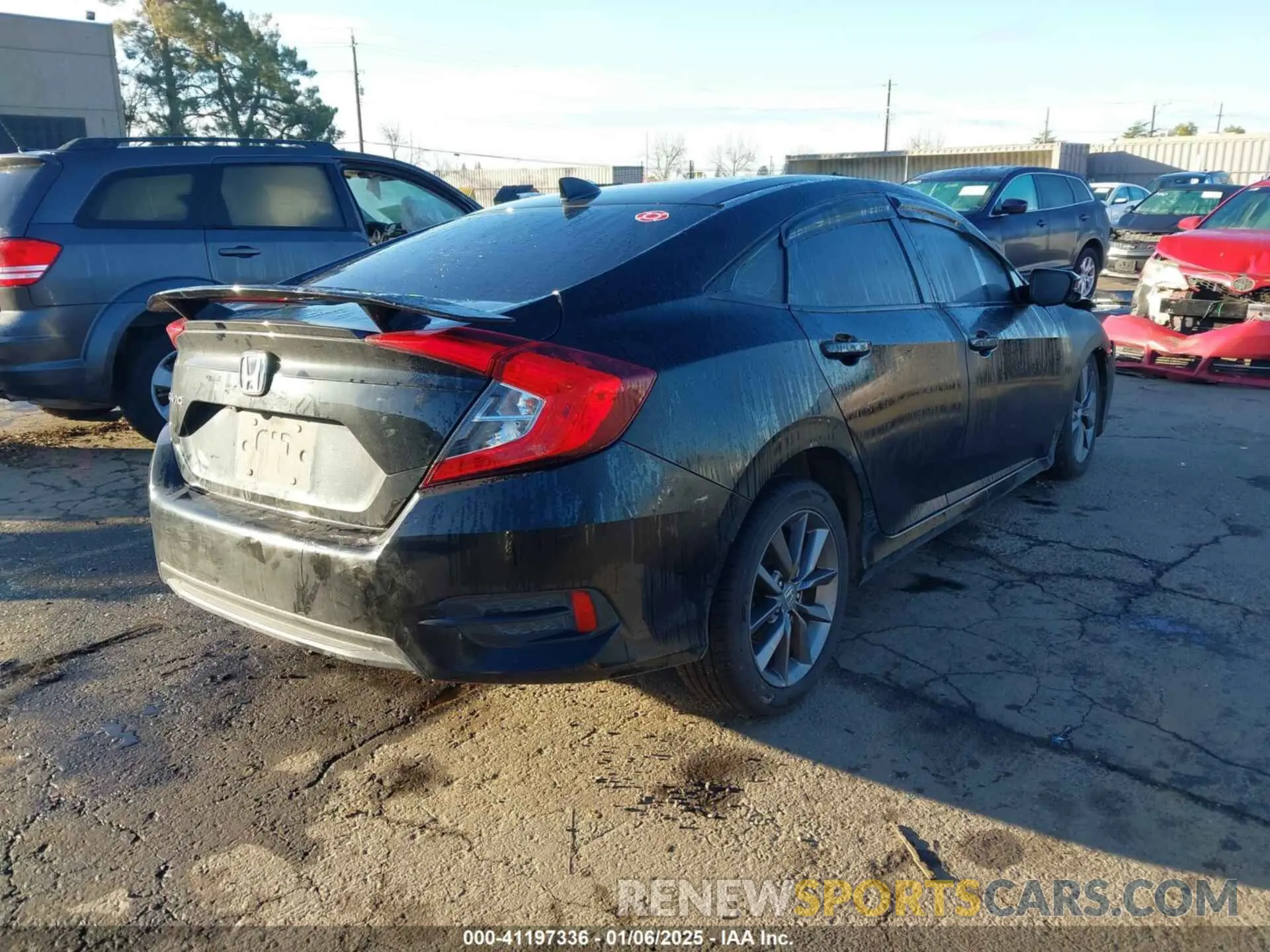 4 Photograph of a damaged car 19XFC1F31KE214384 HONDA CIVIC 2019