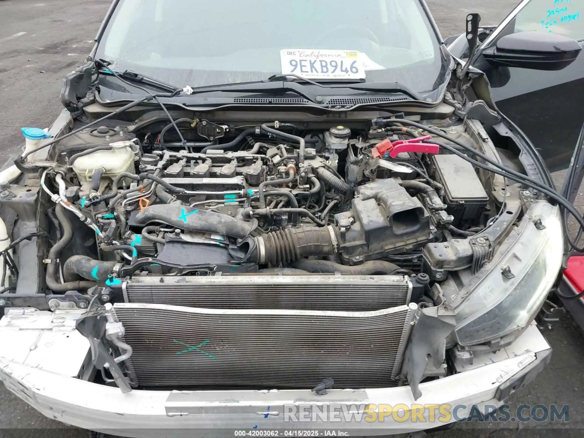 10 Photograph of a damaged car 19XFC1F31KE216118 HONDA CIVIC 2019