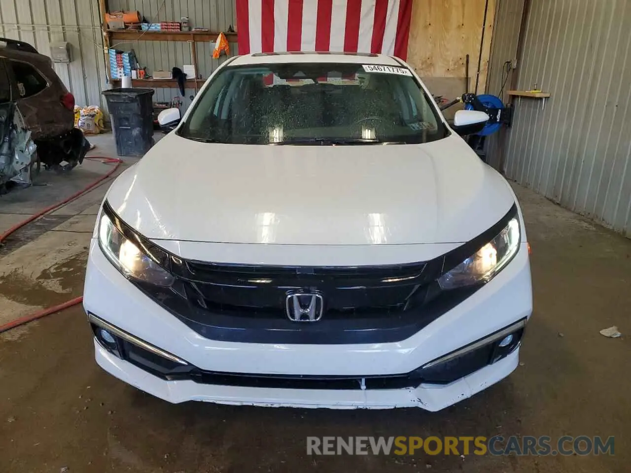 5 Photograph of a damaged car 19XFC1F32KE001203 HONDA CIVIC 2019