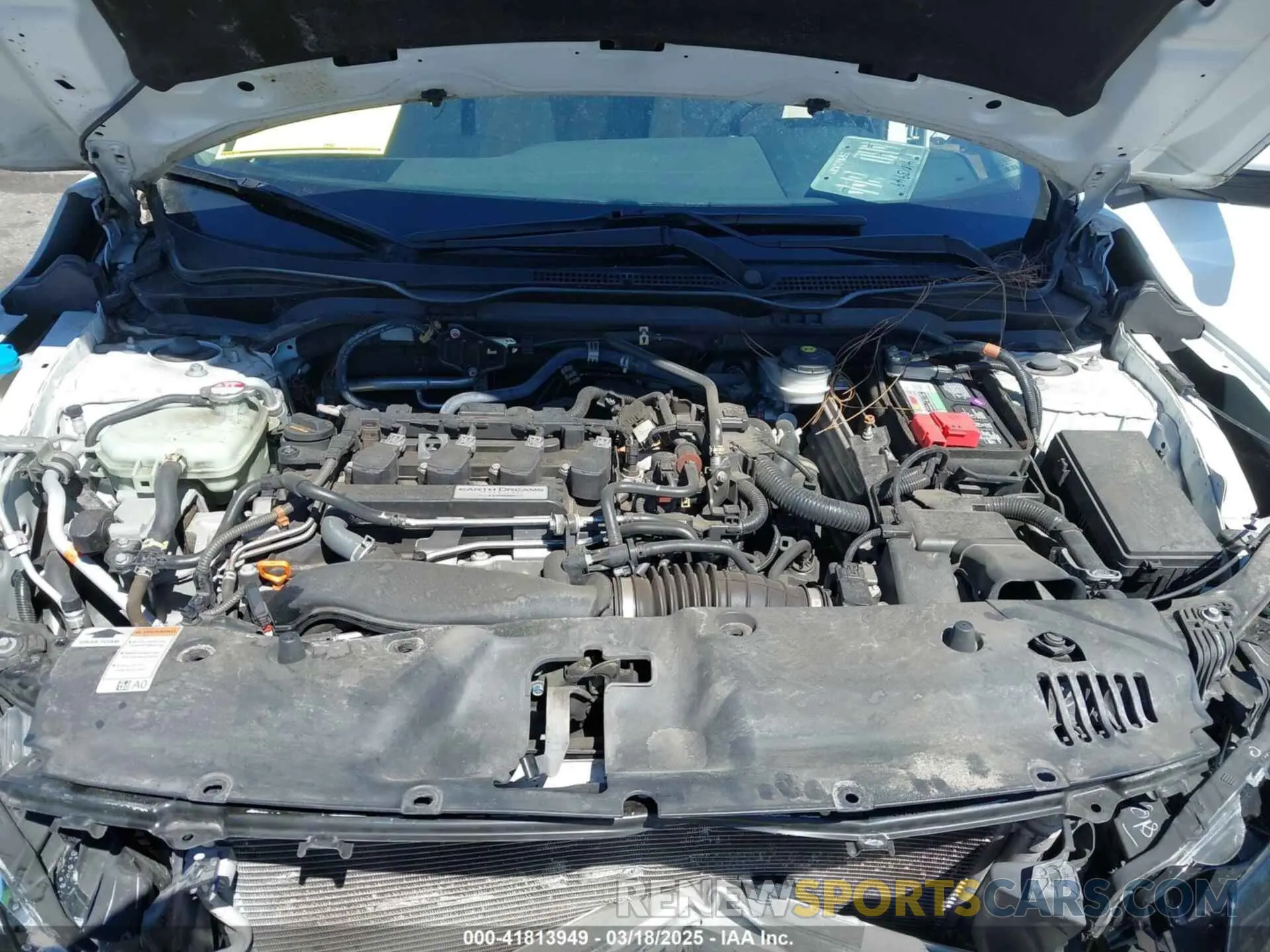 10 Photograph of a damaged car 19XFC1F32KE005154 HONDA CIVIC 2019