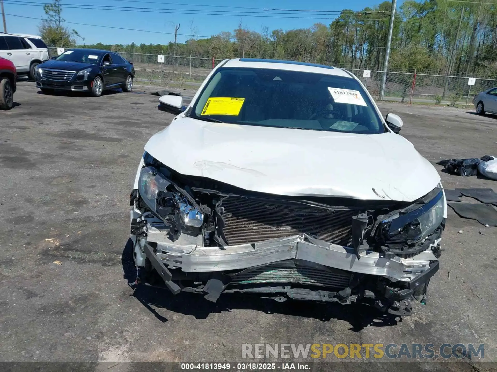 13 Photograph of a damaged car 19XFC1F32KE005154 HONDA CIVIC 2019