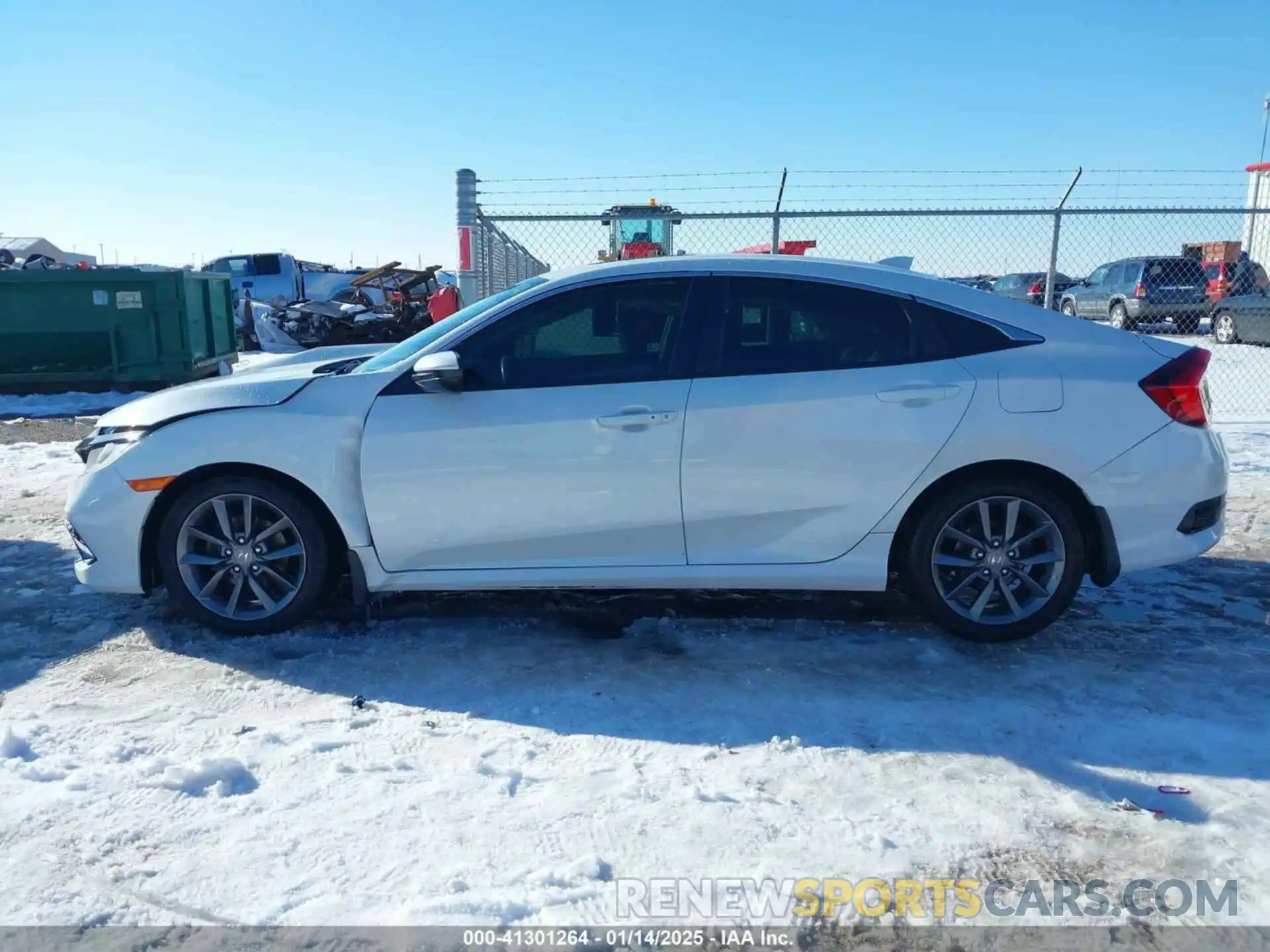 14 Photograph of a damaged car 19XFC1F32KE011696 HONDA CIVIC 2019