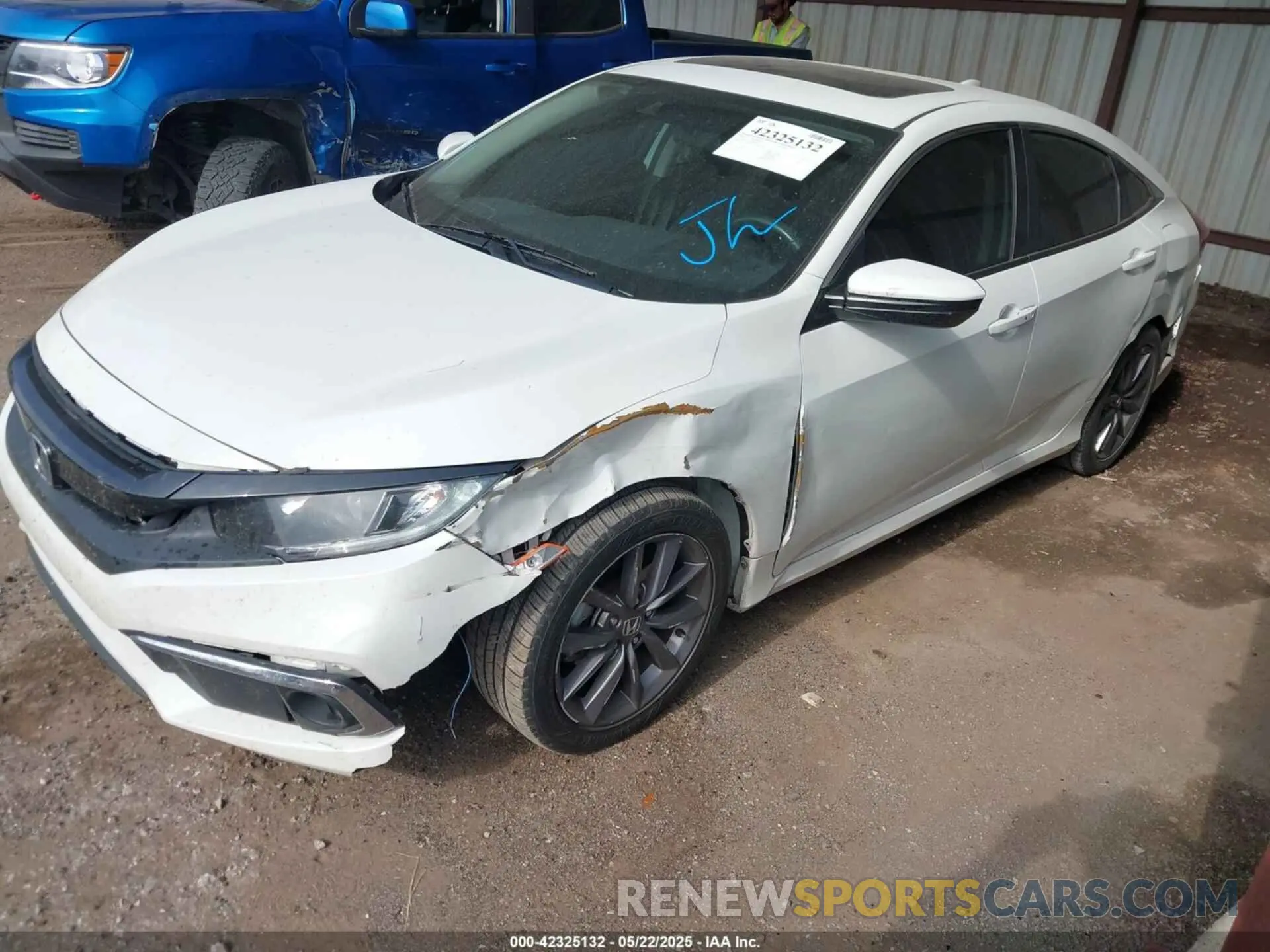2 Photograph of a damaged car 19XFC1F32KE015439 HONDA CIVIC 2019