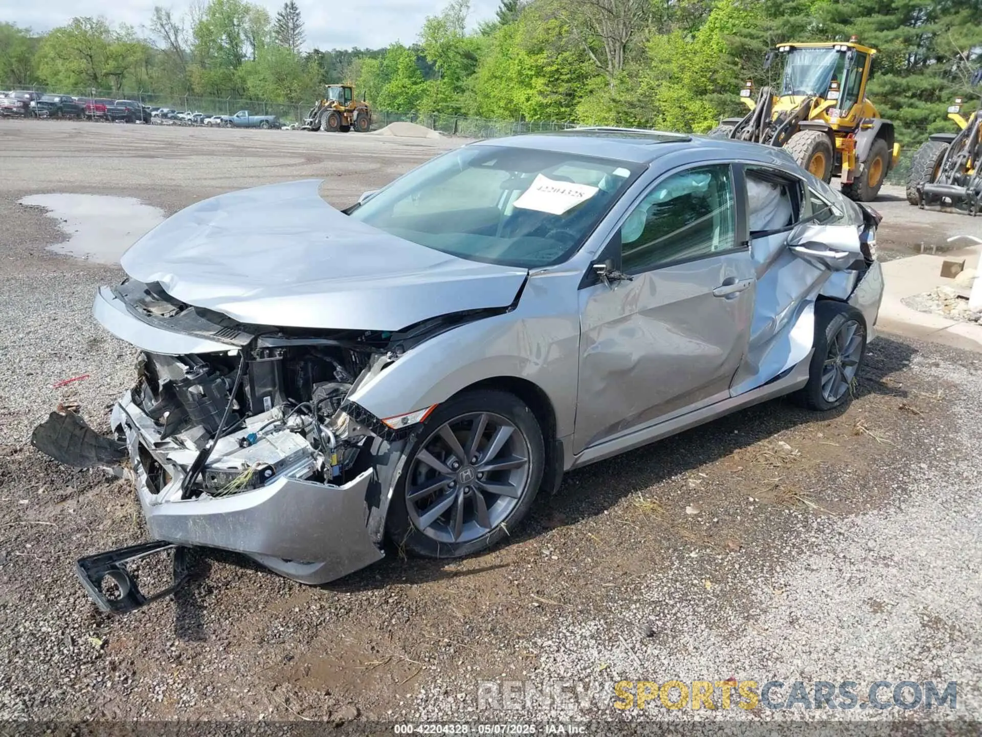 2 Photograph of a damaged car 19XFC1F32KE018924 HONDA CIVIC 2019