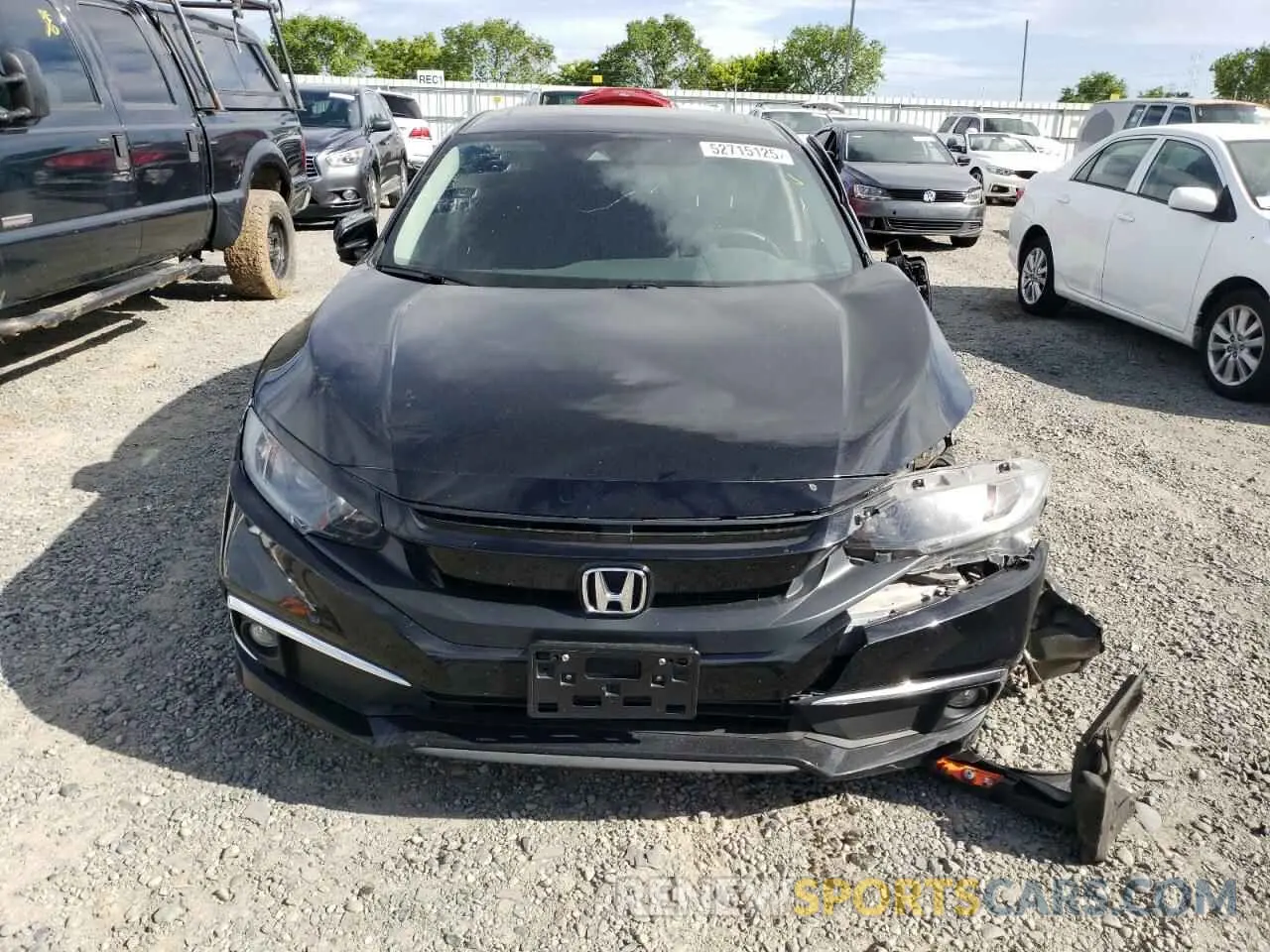 5 Photograph of a damaged car 19XFC1F32KE204026 HONDA CIVIC 2019