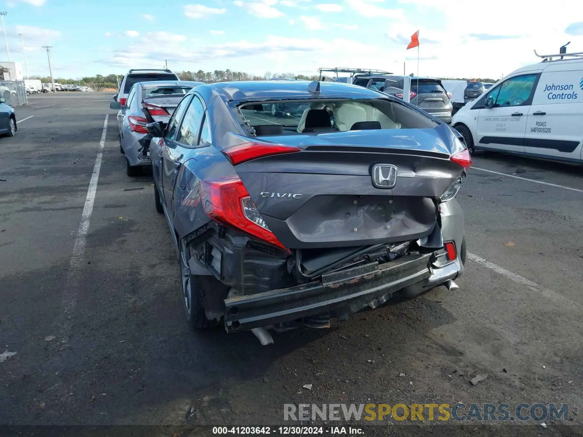 6 Photograph of a damaged car 19XFC1F32KE210442 HONDA CIVIC 2019
