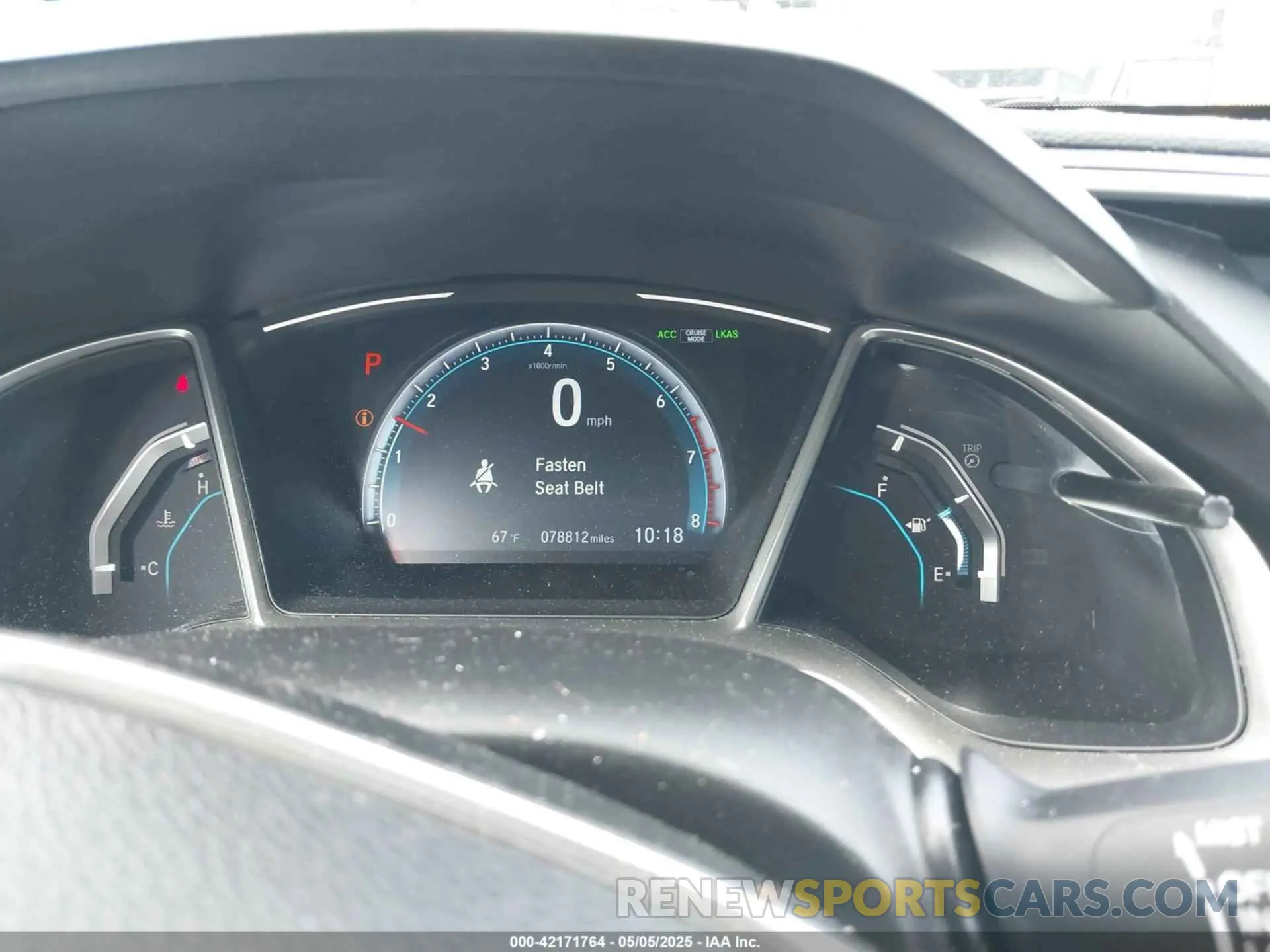 7 Photograph of a damaged car 19XFC1F32KE211316 HONDA CIVIC 2019