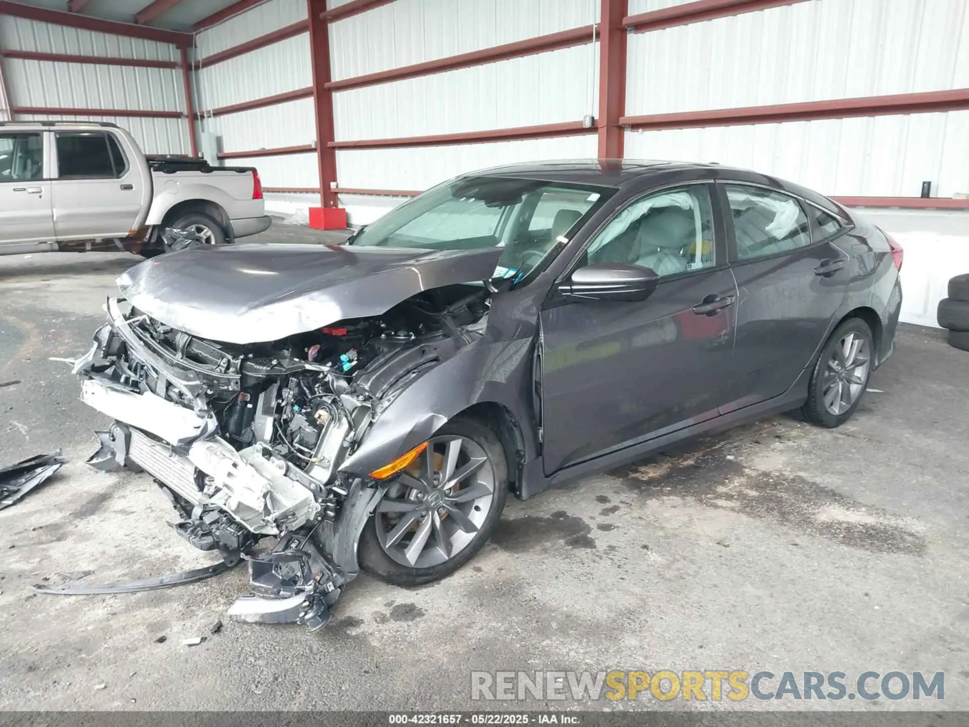 2 Photograph of a damaged car 19XFC1F32KE217052 HONDA CIVIC 2019
