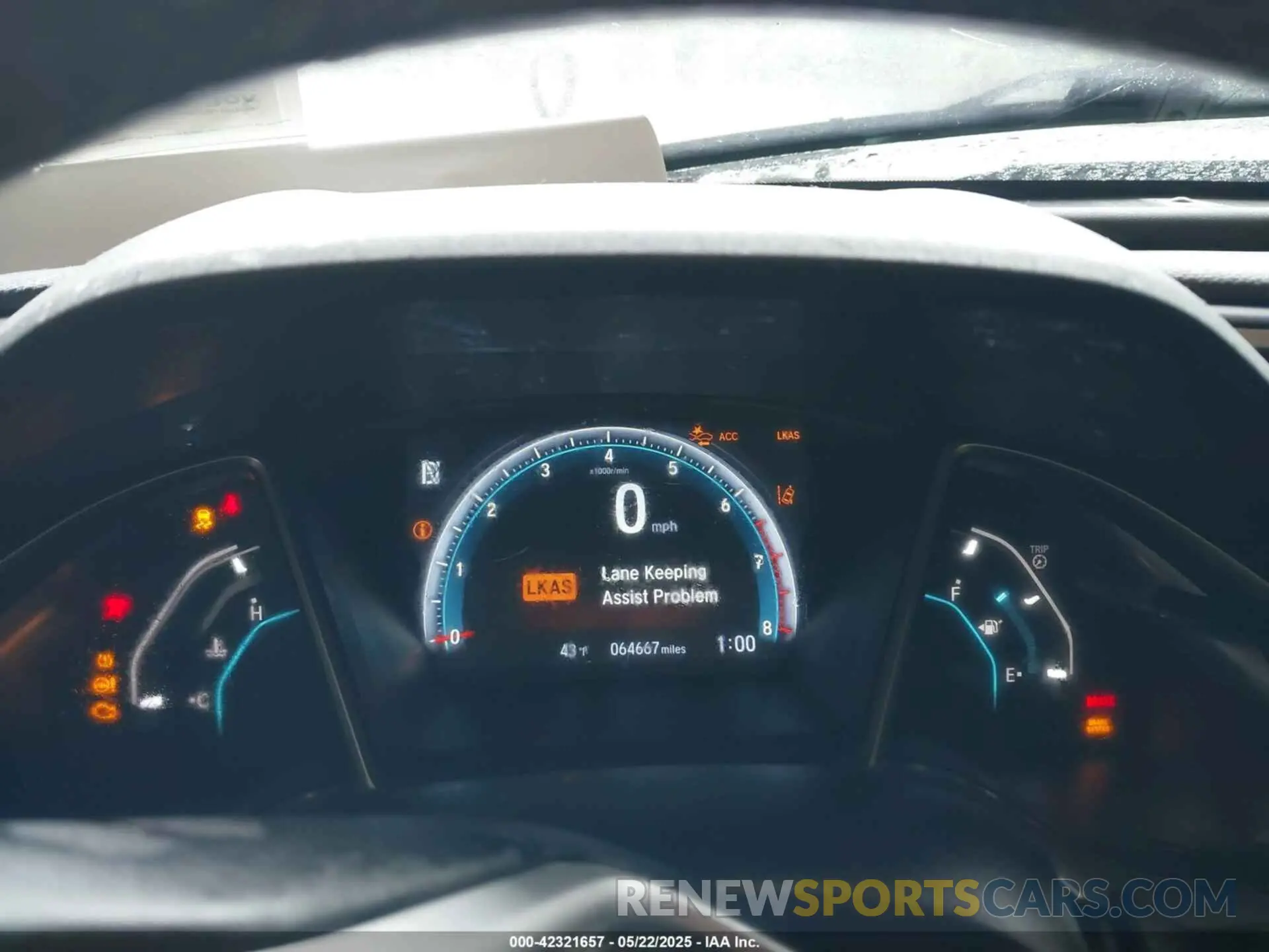 7 Photograph of a damaged car 19XFC1F32KE217052 HONDA CIVIC 2019