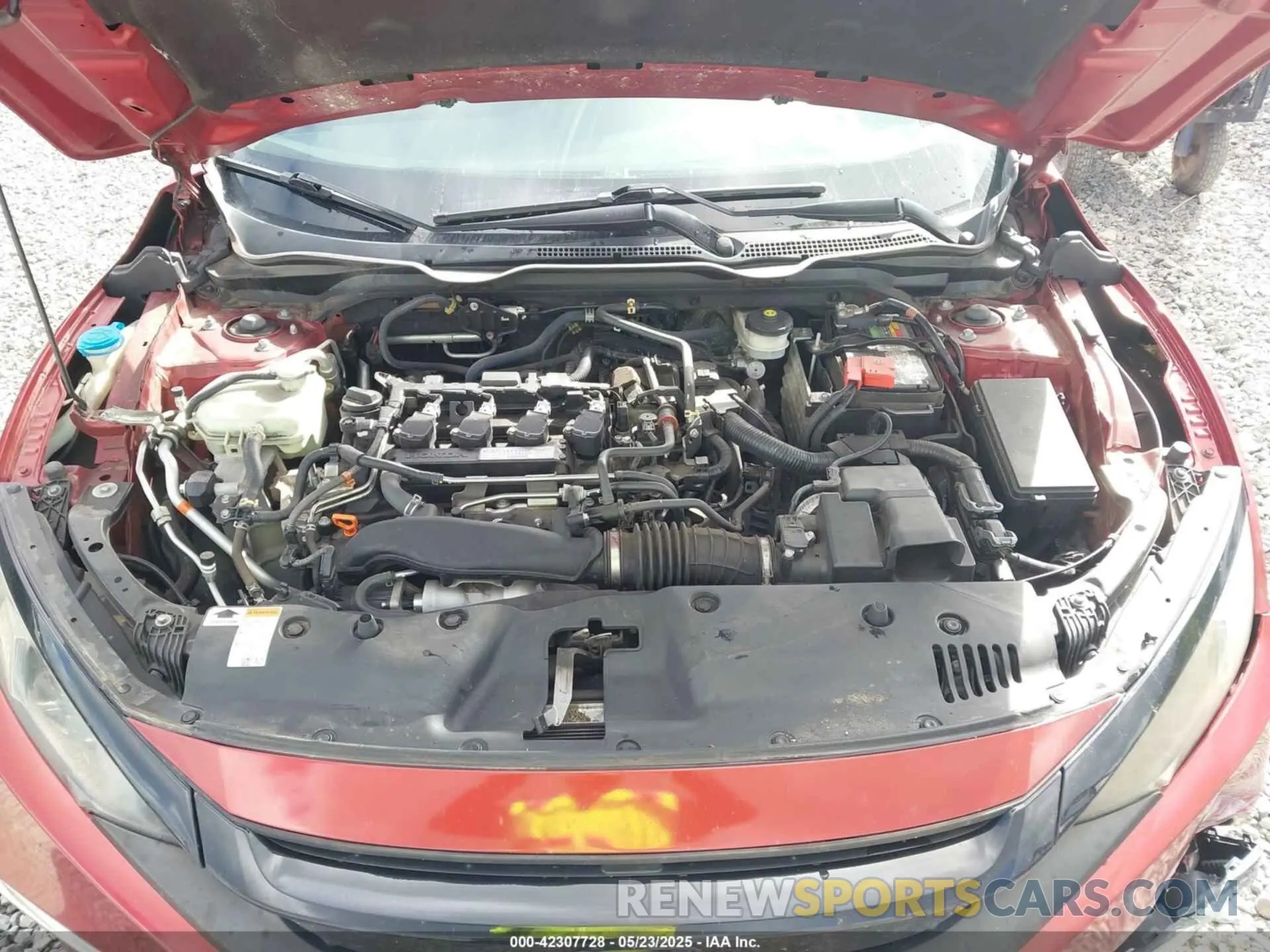 10 Photograph of a damaged car 19XFC1F33KE000402 HONDA CIVIC 2019