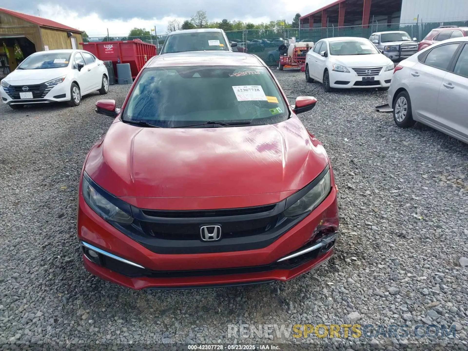 12 Photograph of a damaged car 19XFC1F33KE000402 HONDA CIVIC 2019