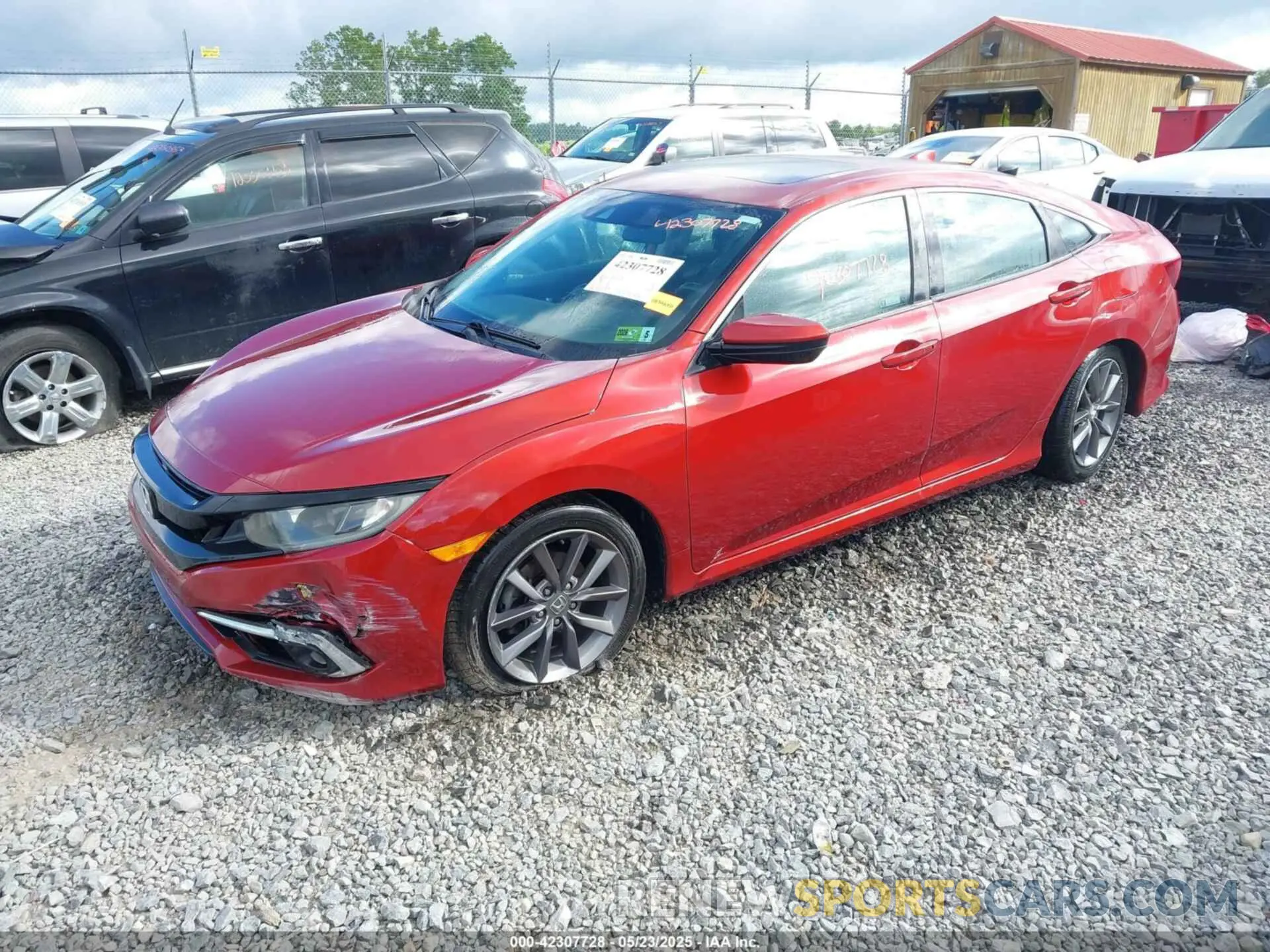 2 Photograph of a damaged car 19XFC1F33KE000402 HONDA CIVIC 2019