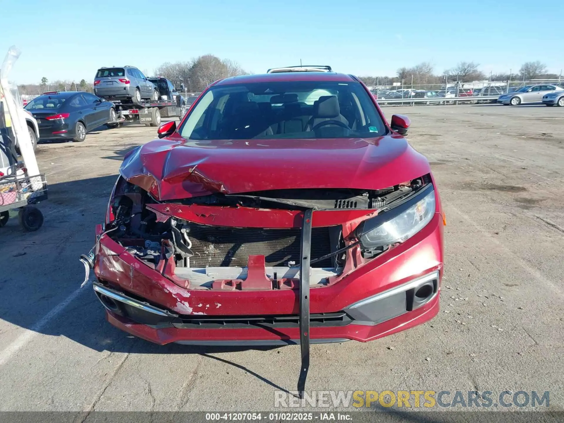 12 Photograph of a damaged car 19XFC1F33KE004367 HONDA CIVIC 2019