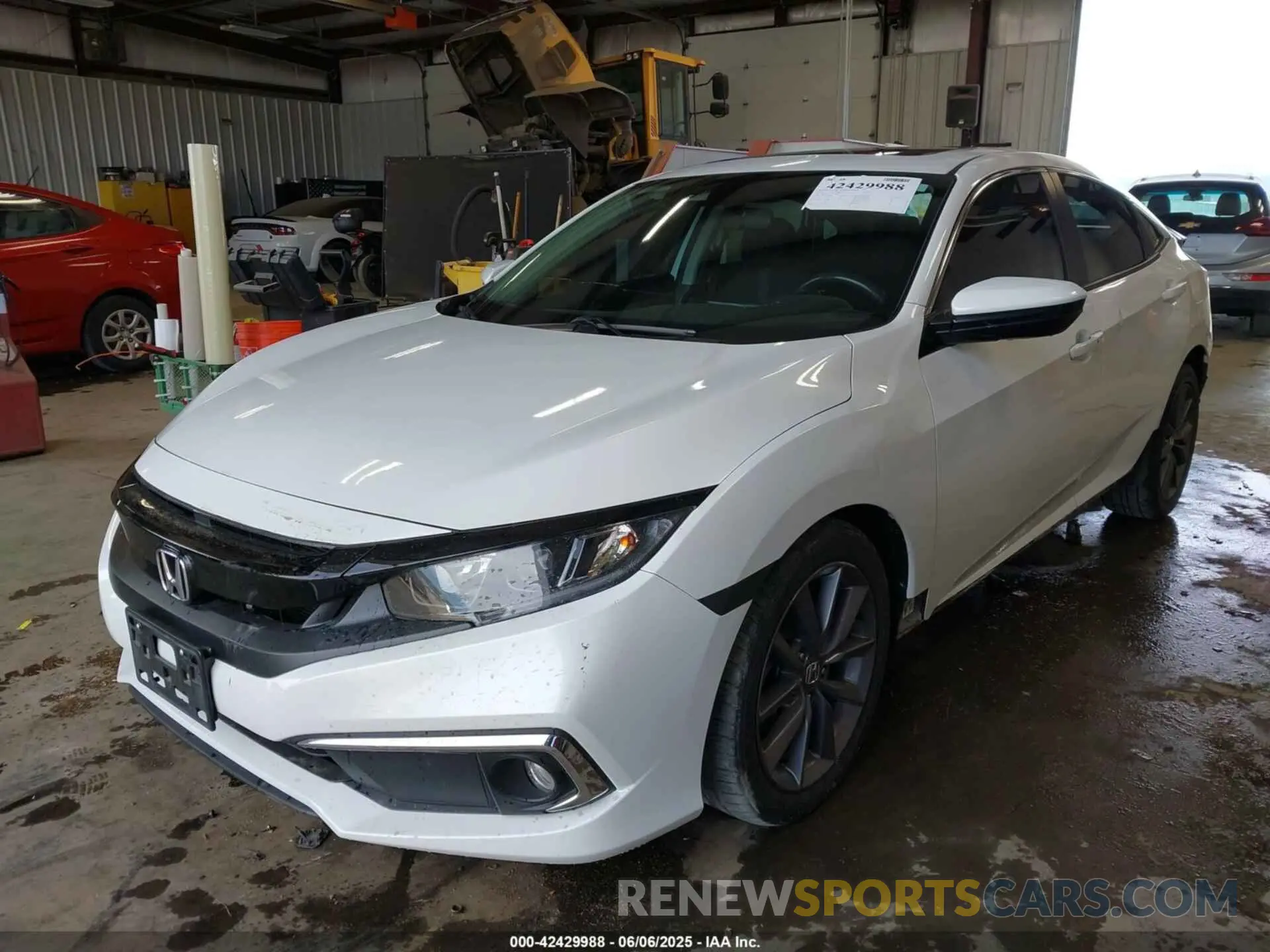 2 Photograph of a damaged car 19XFC1F33KE202219 HONDA CIVIC 2019