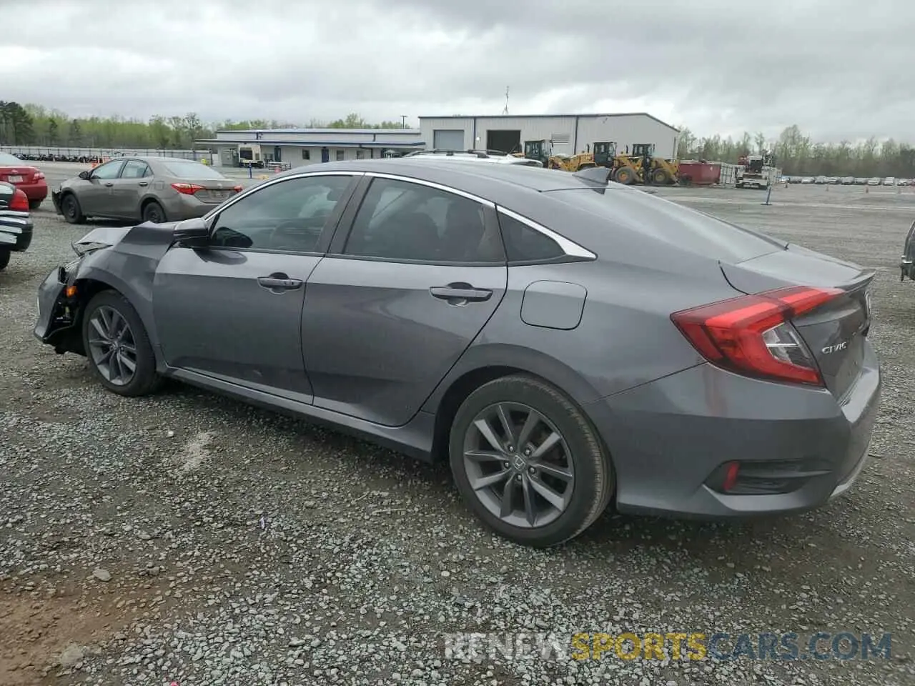 2 Photograph of a damaged car 19XFC1F33KE202821 HONDA CIVIC 2019