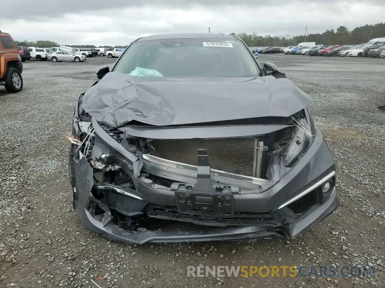 5 Photograph of a damaged car 19XFC1F33KE202821 HONDA CIVIC 2019