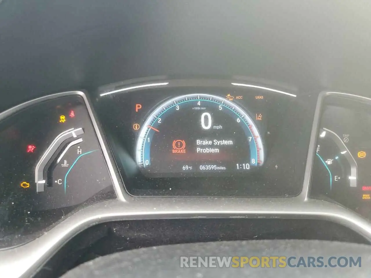 9 Photograph of a damaged car 19XFC1F33KE202821 HONDA CIVIC 2019