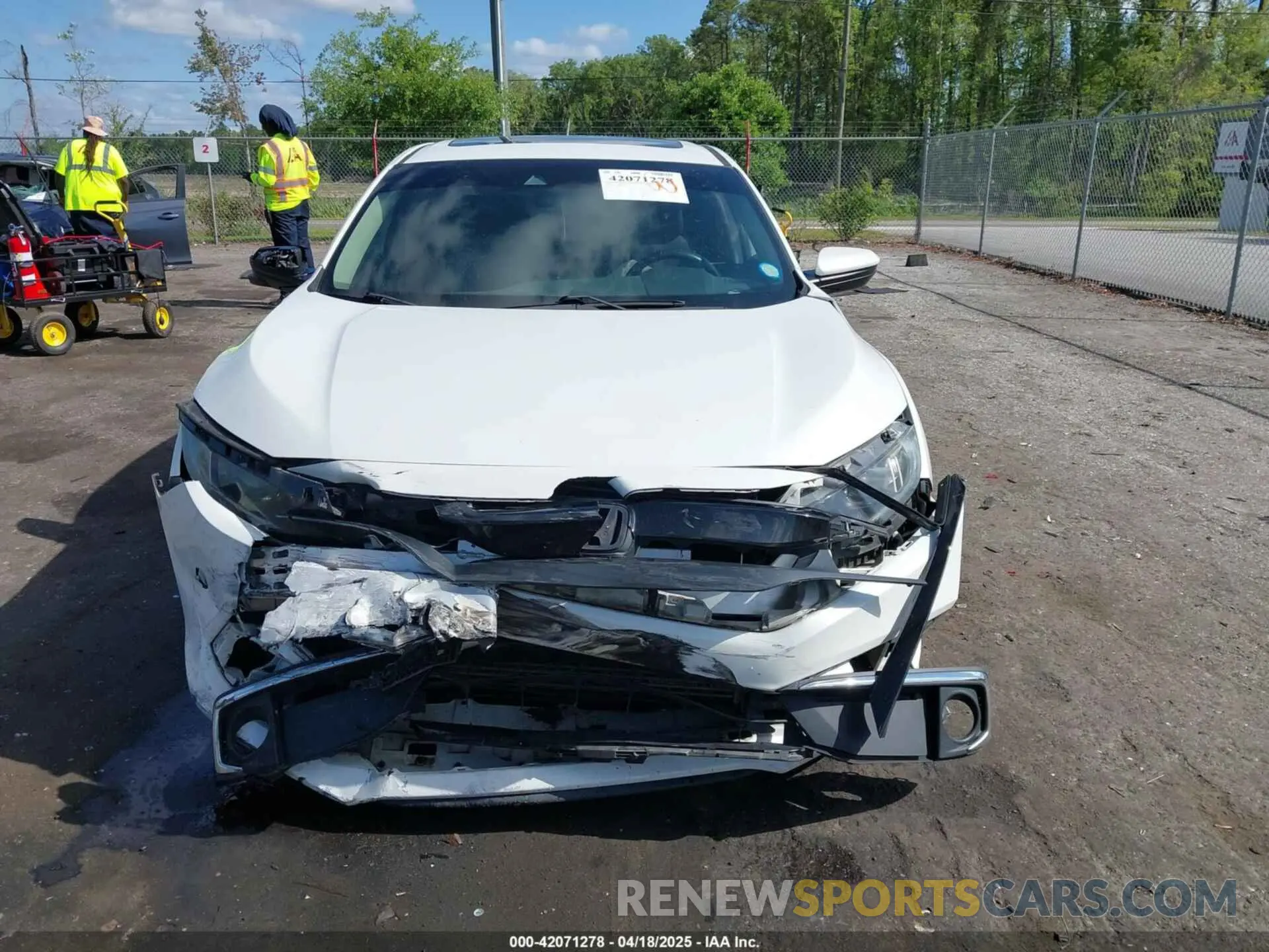12 Photograph of a damaged car 19XFC1F34KE003597 HONDA CIVIC 2019