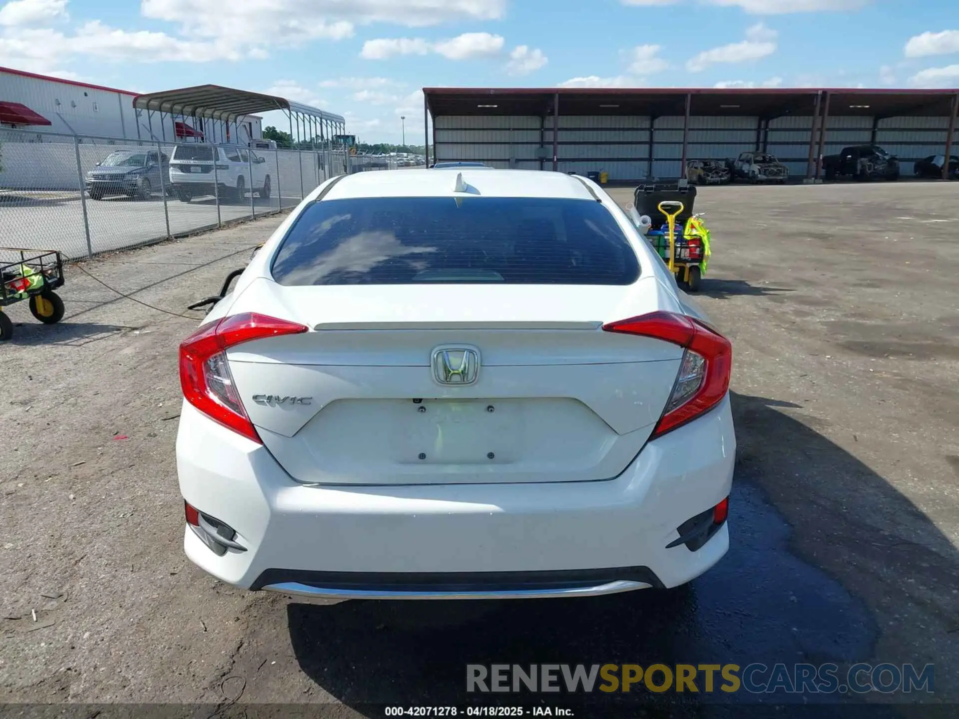 16 Photograph of a damaged car 19XFC1F34KE003597 HONDA CIVIC 2019