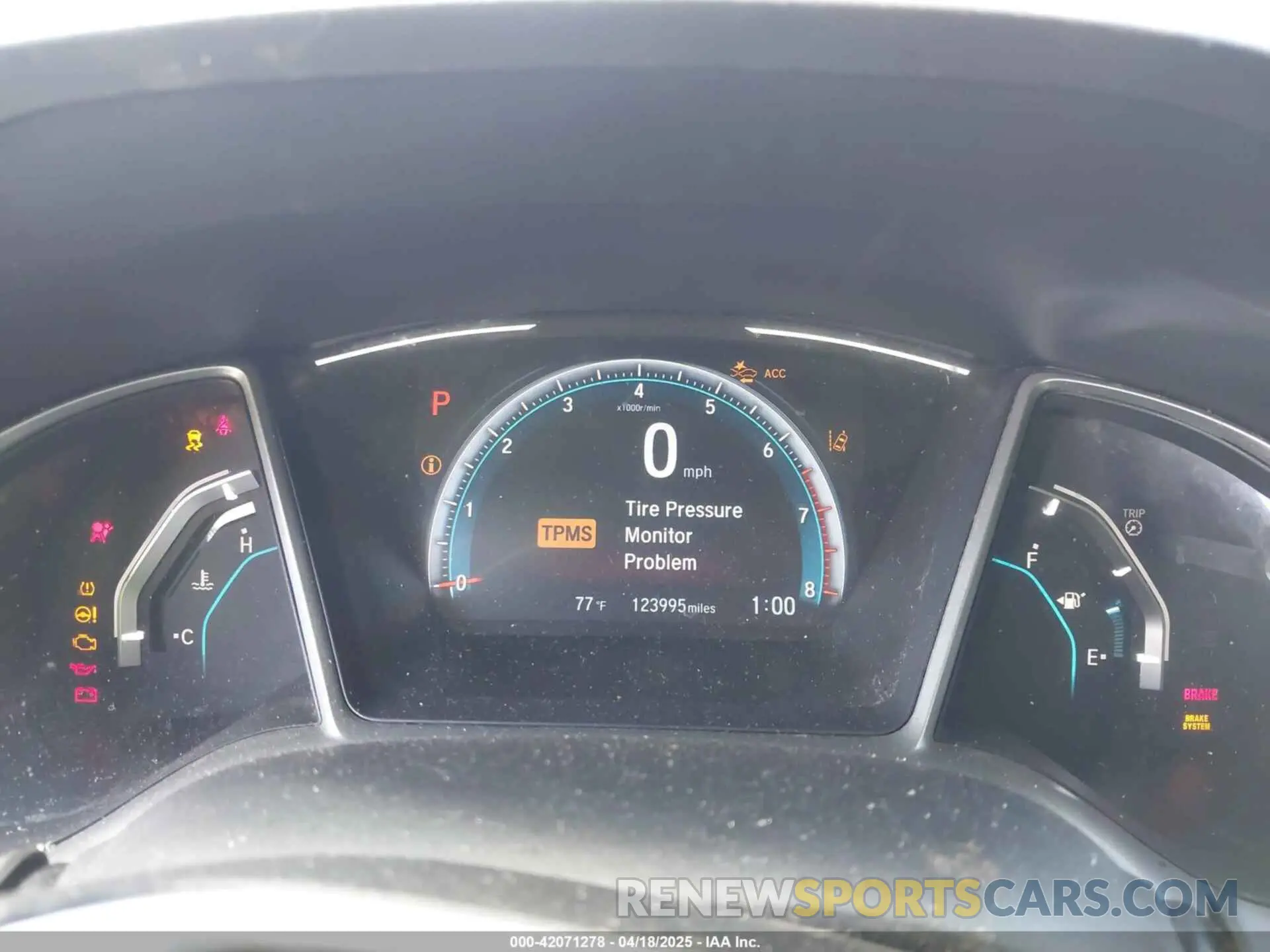 7 Photograph of a damaged car 19XFC1F34KE003597 HONDA CIVIC 2019