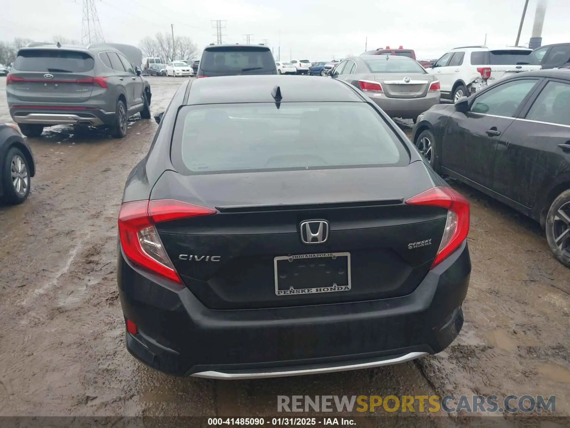 16 Photograph of a damaged car 19XFC1F34KE014454 HONDA CIVIC 2019
