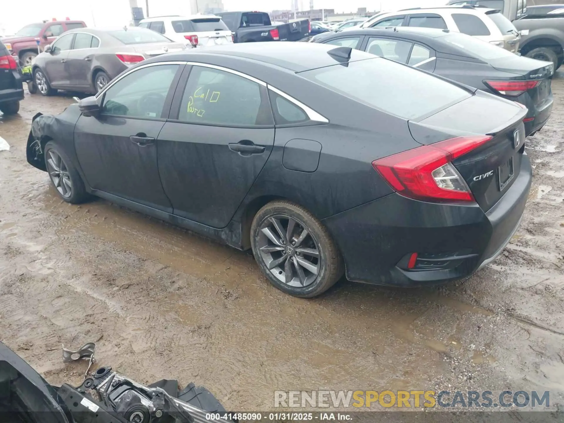 3 Photograph of a damaged car 19XFC1F34KE014454 HONDA CIVIC 2019